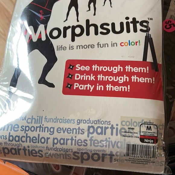 Morphsuits Costume Ninja-Size Medium (below height 5’4”) - Picture 4 of 6